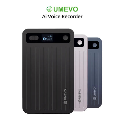 UMEVO Note Professional AI Voice Recorder for Business Meetings, Calls, and Interviews - Dual MEMS Microphones, Instant Display, 50-Hour Battery Life, AI Transcription & Summary, Premium Office Tool and Gift